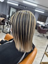 リシャルム 新保店(Re charme) 【コントラストで魅せる】バレイヤージュ