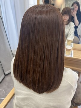 オリンテ バイ レシッド 表参道(orente by rcid) 春色♪髪質改善カラーブリーチ無し明るめベージュミディアムヘア
