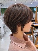 顔型別ヘアスタイル/似合わせ診断/ショートボブ/小顔