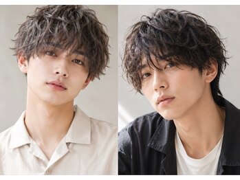エンネ(enne)の写真/【岡山】ニュアンス重視でセットが楽に！かかりすぎないスパイラルパーマで男の魅力を格上げ◎