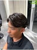 濡れ感ニュアンスパーマ