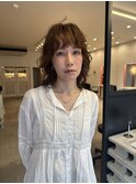 根元からふんわり、毛先も軽い髪質改善ミディアム
