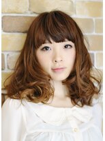 アドラーブル はなみずき店(adorable)&nbsp;【adorable】大人可愛い☆ドーリーウエーブ×ダブルバング