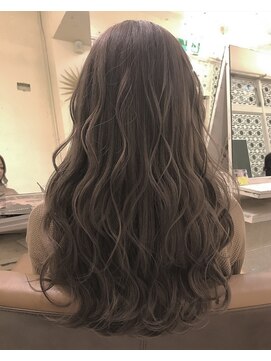 エンリエド(ENLIED) ENLIED☆とろみグレージュ×外国人風ロング