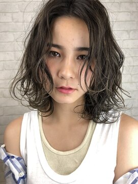 ヘアサロンエム フィス 池袋(HAIR SALON M Fe's) グレージュ☆ミディ