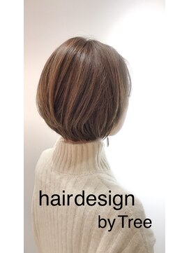 美容室 ツリー(Tree) ノンブローでおさまる ショート ボブ『Tree hairsalon 』本厚木