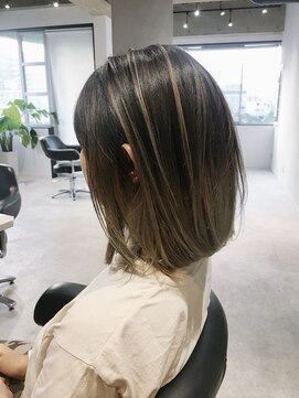 アディクト 綾瀬(ADDICT) 【ADDICT_YuuYa】ハイライトバレイヤージュ_ミルクティーカラー