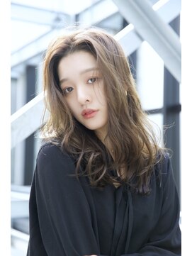 アルマヘア(Alma hair) 大人かわいいフェイスレイヤー☆かきあげロング