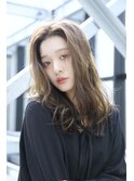 大人かわいいフェイスレイヤー☆かきあげロング