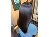 【繰り返し艶髪】縮毛矯正＋白髪染め＋トリートメント￥41250→￥31350～