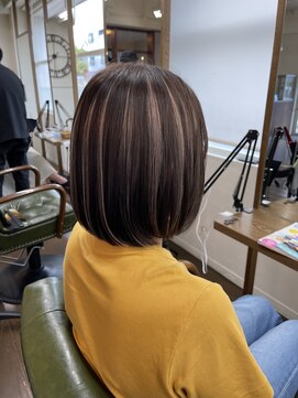 ヘアーサロン リバース(Hair Salon Rebirth) 【防府/Rebirth】グレージュ×グレージュ