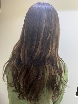 ガルボ ヘアー(garbo hair) #エクステ#ハイライト#ロング