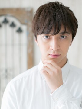 モッズヘアメン 名護大東店(mod's hair men) 好感度◎フルバング束感ビジカジ耳だしショートg名護大東