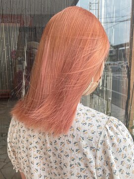 ヘアモード カクテル ブリーチで叶う★ピンクベージュ★ 【MARIA】