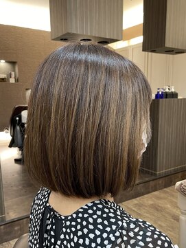 アルターリール(aL ter Rire) くすみベージュ×ボブ/澤瑞絵