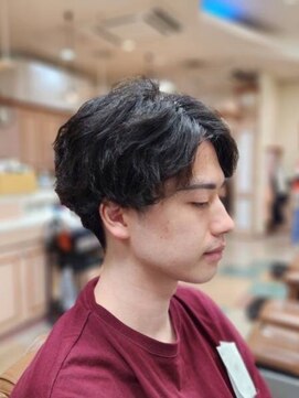 アポロカットステージ 相模大野店 アップバング/ツーブロックマッシュ<理容室>[メンズ/相模大野]