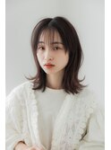 ミディアム切りっぱなしナチュラル
