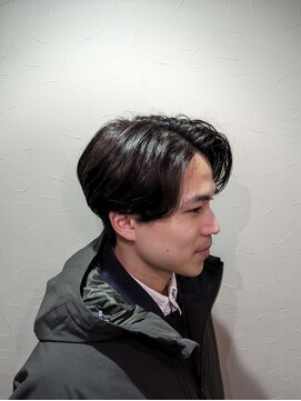 ヒロギンザ 銀座一丁目店(HIRO GINZA) 七三ツーブロック