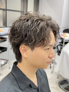 アビールブレ 新潟万代(ABEY LEVRAI) 新潟ツイストスパイラル　新潟メンズパーマ　マッシュパーマ