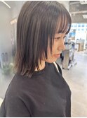 顔まわりレイヤー/似合わせ/くびれボブ/外ハネボブ