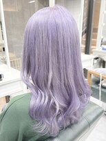 デイズ(days)&nbsp;ブルーパープルカラー　紫カラー　ロングヘアカット