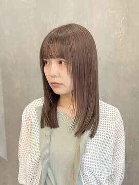 アソビ(Asobi) 【ブリーチなし】ミルクティーブラウン