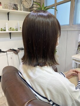 クッキー ヘアーアンドメイク(COOKIE Hair&Make) 【COOKIE】艶感ミントアッシュ★