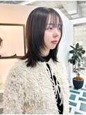 イメチェン/ホワイトブロンド/外ハネボブ/美髪/栄/矢場町c70