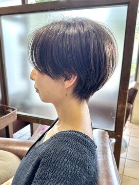 ハピネス クローバー 学園前店(Happiness CLOVER) ☆イメチェン大人かわいい★ショートボブ/白髪ぼかし/ハイライト