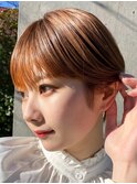 前髪ありマッシュショートコンパクトショート