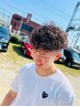 【夏割】ツイストスパイラルパーマ＋刈り上げツーブロック