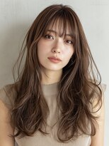 エダ 鎌倉(edA.) 小顔ロング＃髪質改善＃白髪ぼかし＃鎌倉＃40代＃グレージュ