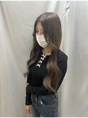 韓国風/ロング/艶髪【岡山/シールエクステ/ワンホン】