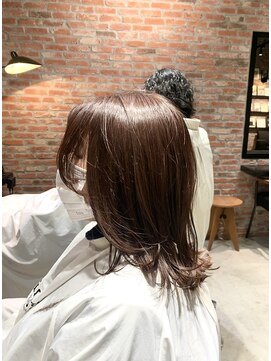 オーガニック アトリエ 大宮(organic+atelier) ◎艶髪髪質改善カラー◎大人上品くびれレイヤー
