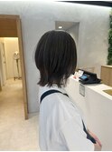 レイヤーボブ×細めハイライト