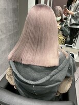 ヴィア 京都烏丸(Via)&nbsp;ハイトーン/ピンクベージュ/ケアブリーチ/髪質改善/ピンクカラー