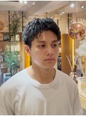 メンズパーマ/ショートパーマ/スパイキーショート/社会人ヘア