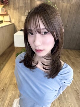 スカイ(SKY) 透明感カラー/髪質改善/縮毛矯正/韓国風レイヤーカット