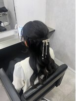 プライズ 所沢プロぺ通り店(prize)&nbsp;ハーフアップ ヘアアレンジ 所沢