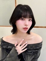 ロンドソレイユ 池袋(Lond soleil) 大人ガーリー/バタフライカット/ミディアムレイヤーカット/池袋