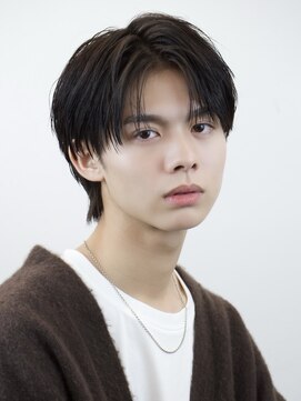 エイド 本店(aid) センターパートコンマバングミニウルフショート