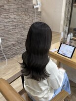 ヘア カンパニー トワ 千葉店(TOWA)&nbsp;千葉/千葉駅/ダークブルー/ミルクティーブロンド/ヘッドスパ