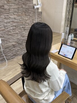 ヘア カンパニー トワ 千葉店(TOWA) 千葉/千葉駅/ダークブルー/ミルクティーブロンド/ヘッドスパ