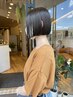 さりげなく今っぽいヘアカット×抜け感カラー