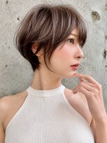 シー バイ ロンド 新宿(Sea by Lond)&nbsp;【福島】アースカラー耳かけくびれヘアショートボブ新宿