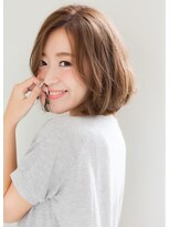 ジョエミバイアンアミ(joemi by Un ami) (joemi)ワイドバングくびれミディモーブカラーワンサイド(花野)