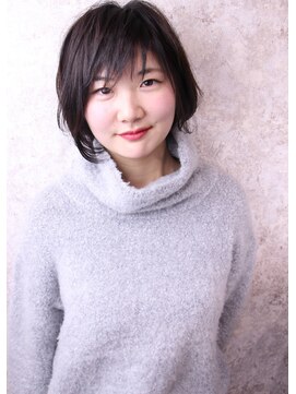 キャアリー(Caary) Caaryうぶバングとノームコア ショートボブ♪