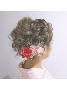 レイドバック(LAID BACK) 【LAIDBACK 代官山】成人式★和装★着物ヘアセット★編み込み