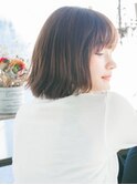 ストレートボブもナチュラルかわいい♪