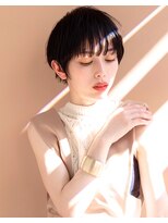 ヘアーアンドアトリエ マール(Hair&Atelier Marl)&nbsp;【Marl】ブラックカラーのマッシュショート♪